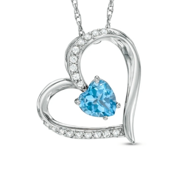 Zales Jewelry - Heart Pendant in Sterling Silver
